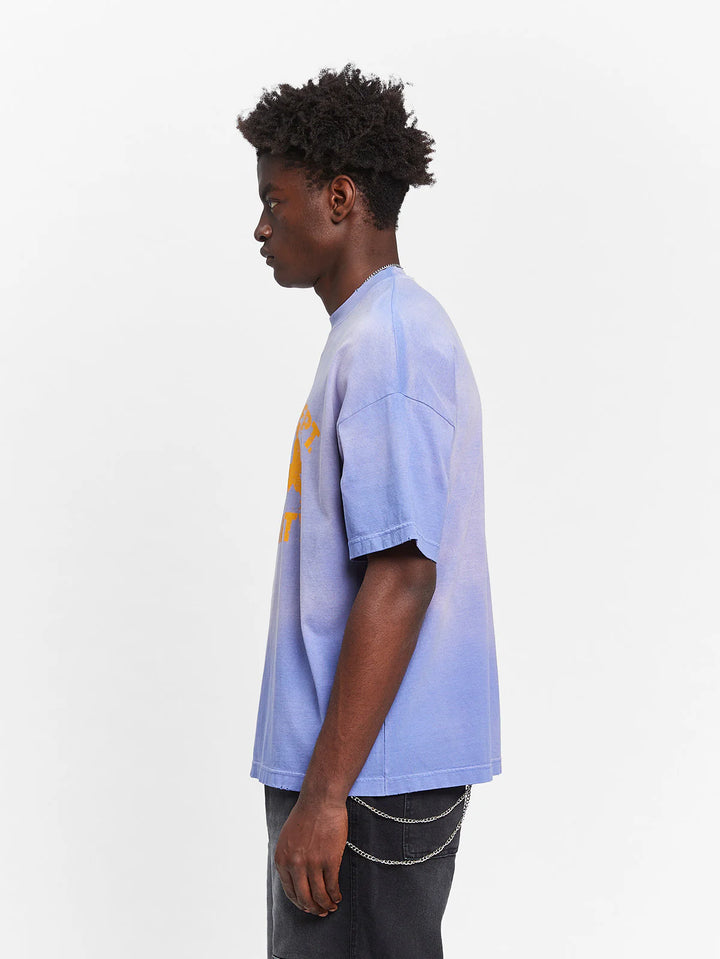 RETERNITY - CREATIVE DEPT LOGO T-SHIRT - WASHED PURPLE