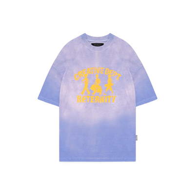 RETERNITY - CREATIVE DEPT LOGO T-SHIRT - WASHED PURPLE
