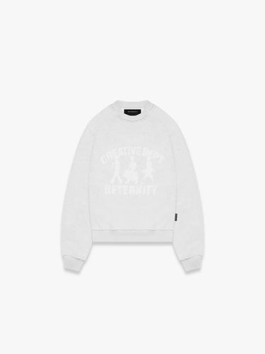 RETERNITY - CREATIVE DEPT LOGO CREWNECK - MELANGE GREY