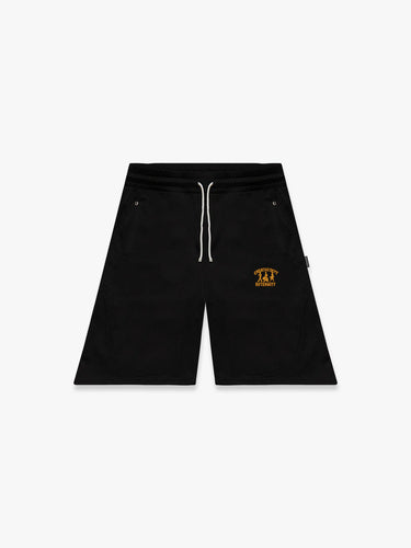 RETERNITY - CREATIVE DEPT LOGO MESH SHORTS - BLACK