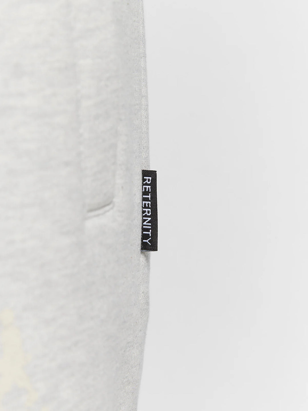 RETERNITY - CREATIVE DEPT LOGO COTTON SHORTS - MELANGE GREY