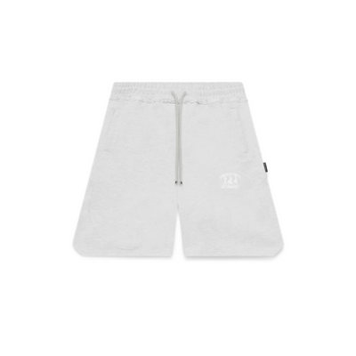 RETERNITY - CREATIVE DEPT LOGO COTTON SHORTS - MELANGE GREY