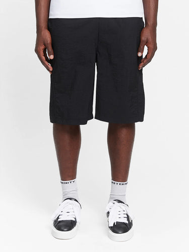 RETERNITY - BAGGY TRACK SHORTS - BLACK