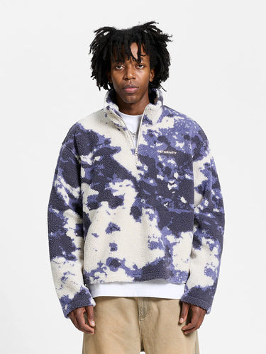 RETERNITY - FLEECE HALF ZIP - ACID PURPLE