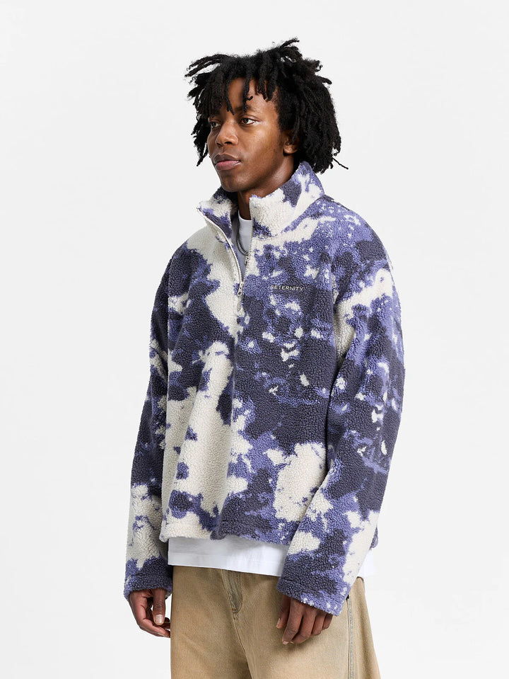 RETERNITY - FLEECE HALF ZIP - ACID PURPLE