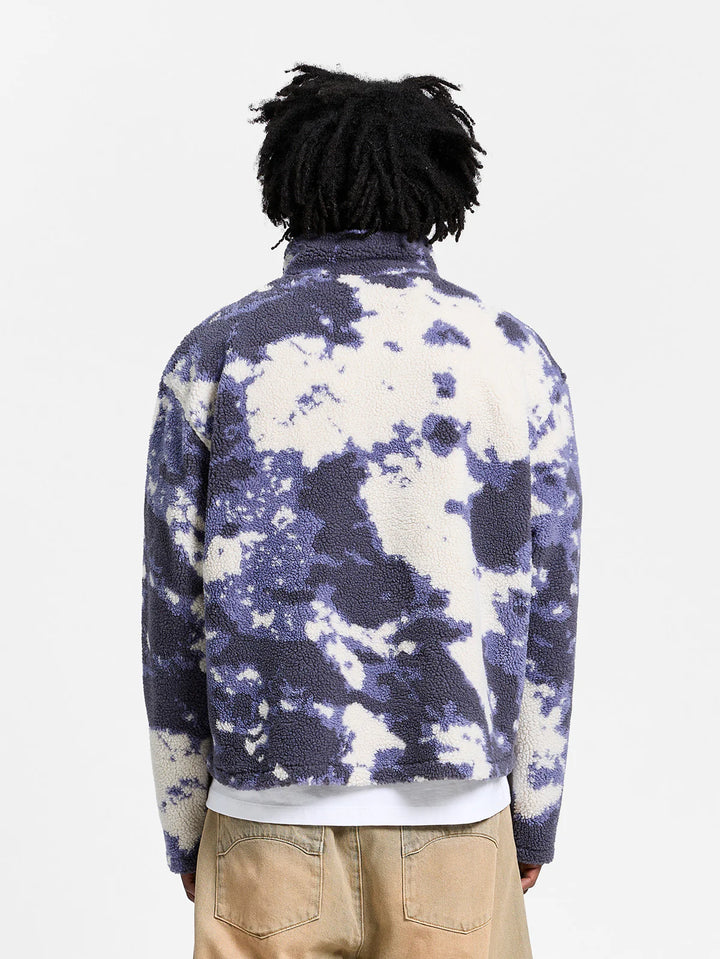 RETERNITY - FLEECE HALF ZIP - ACID PURPLE