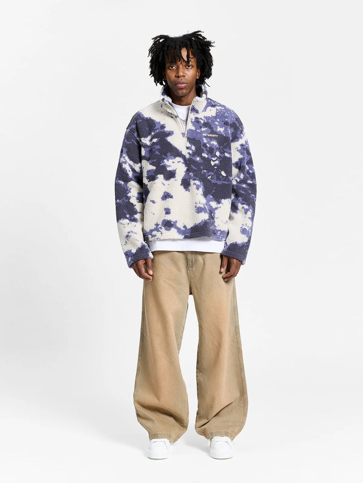 RETERNITY - FLEECE HALF ZIP - ACID PURPLE