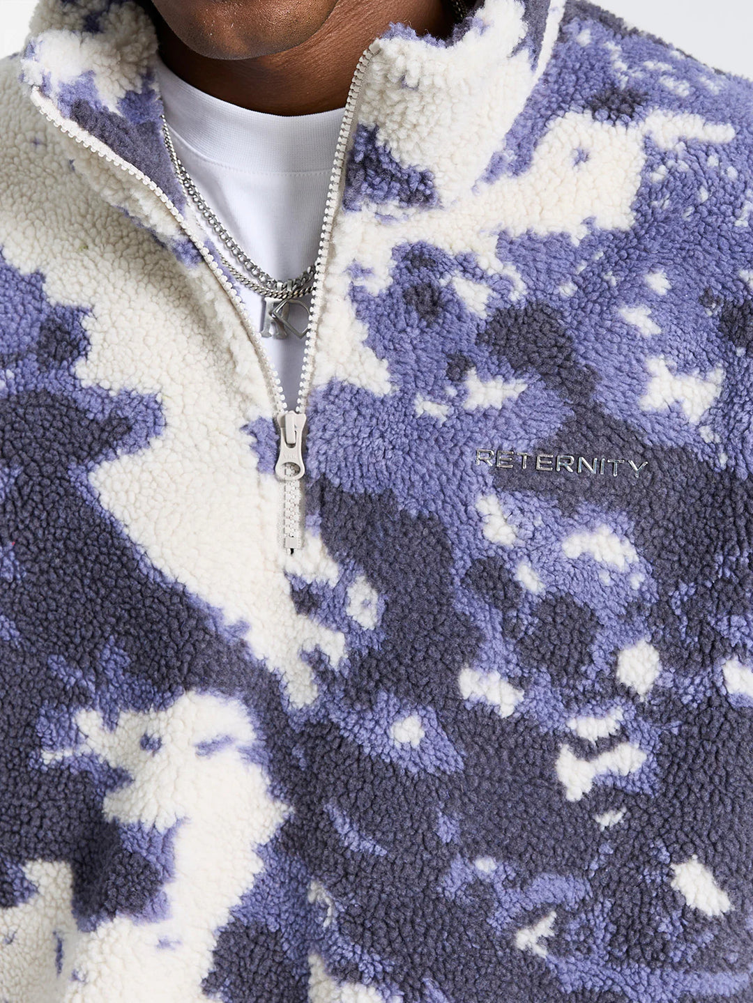 RETERNITY - FLEECE HALF ZIP - ACID PURPLE