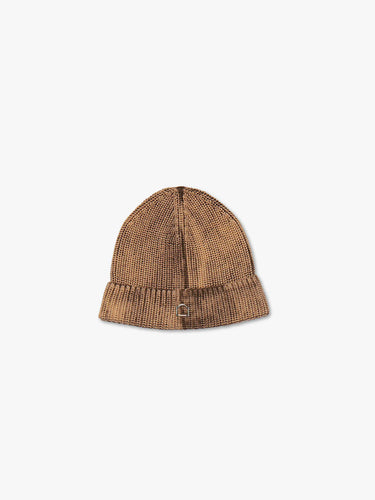 RETERNITY - ESSENTIAL BEANIE - ACID BROWN