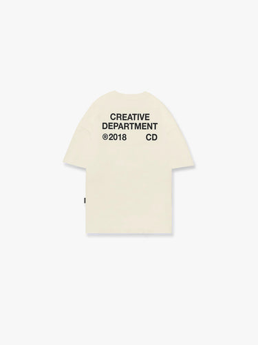 RETERNITY - CREATIVE DEPT T-SHIRT - CREAM