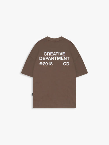 RETERNITY - CREATIVE DEPT T-SHIRT - BROWN