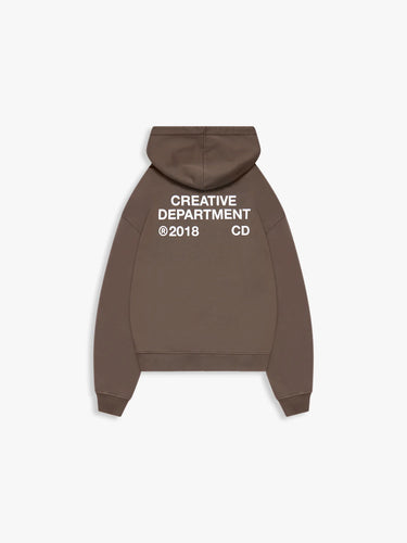 RETERNITY- CREATIVE DEPT HOODIE - BROWN