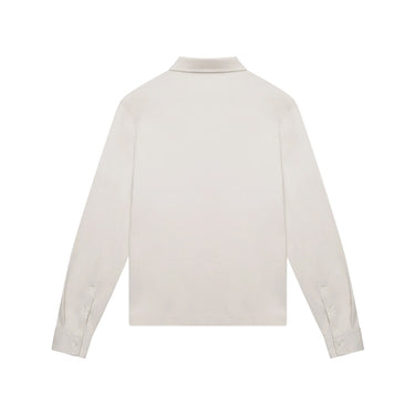 VALENZA- SUPIMA POLO MET RITSSLUITING PEARL GREY