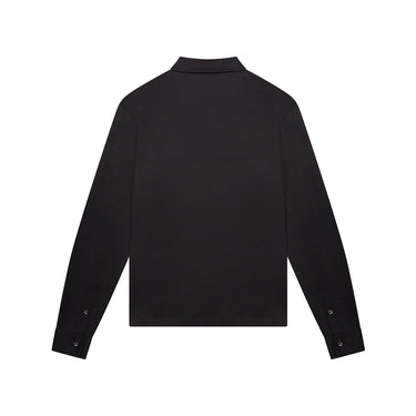 VALENZA- SUPIMA POLO MET RITSSLUITING BLACK