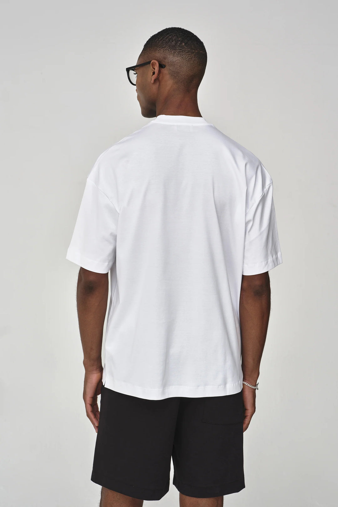 VALENZA - INTERLOCK SUPIMA OVERSIZED T-SHIRT WHITE