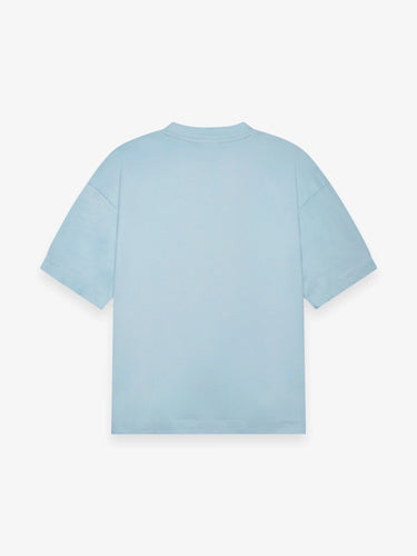 VALENZA - INTERLOCK SUPIMA OVERSIZED T-SHIRT BLUE DIAMOND