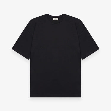 VALENZA - INTERLOCK SUPIMA OVERSIZED T-SHIRT BLACK