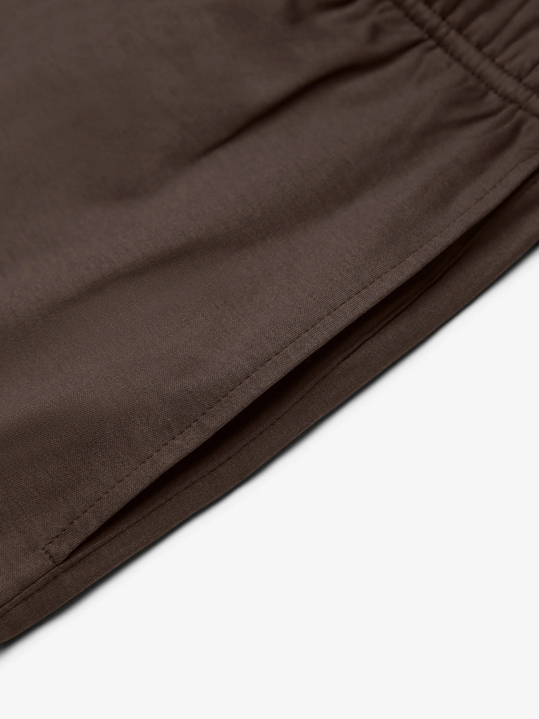 VALENZA - INTERLOCK SUPIMA SPORT SHORTS - EBONY BROWN