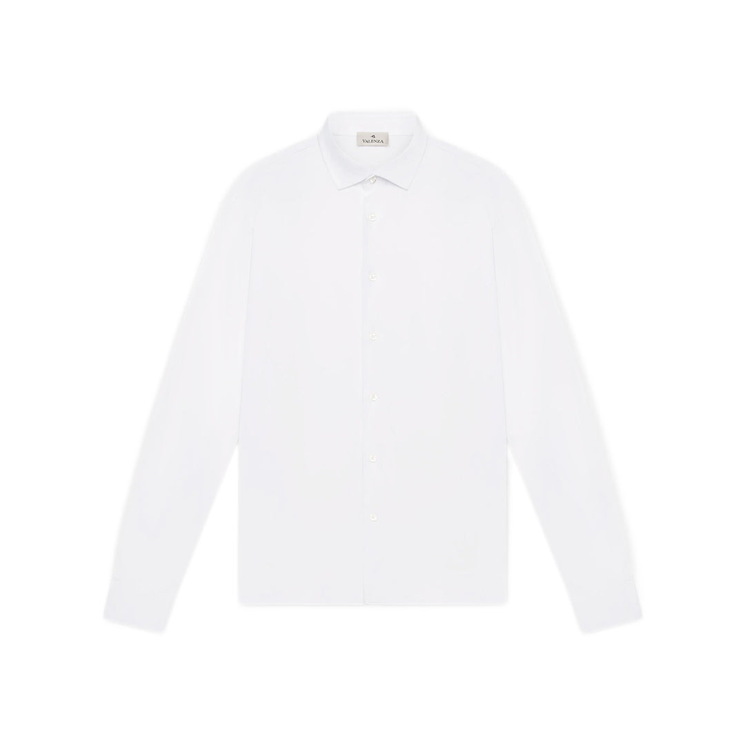 VALENZA - SUPIMA SHIRT LANGE MOUWEN WHITE