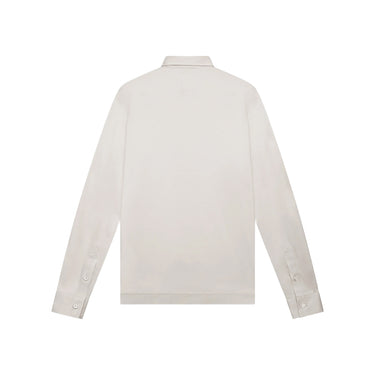 VALENZA- SUPIMA SHIRT LANGE MOUWEN PEARL GREY