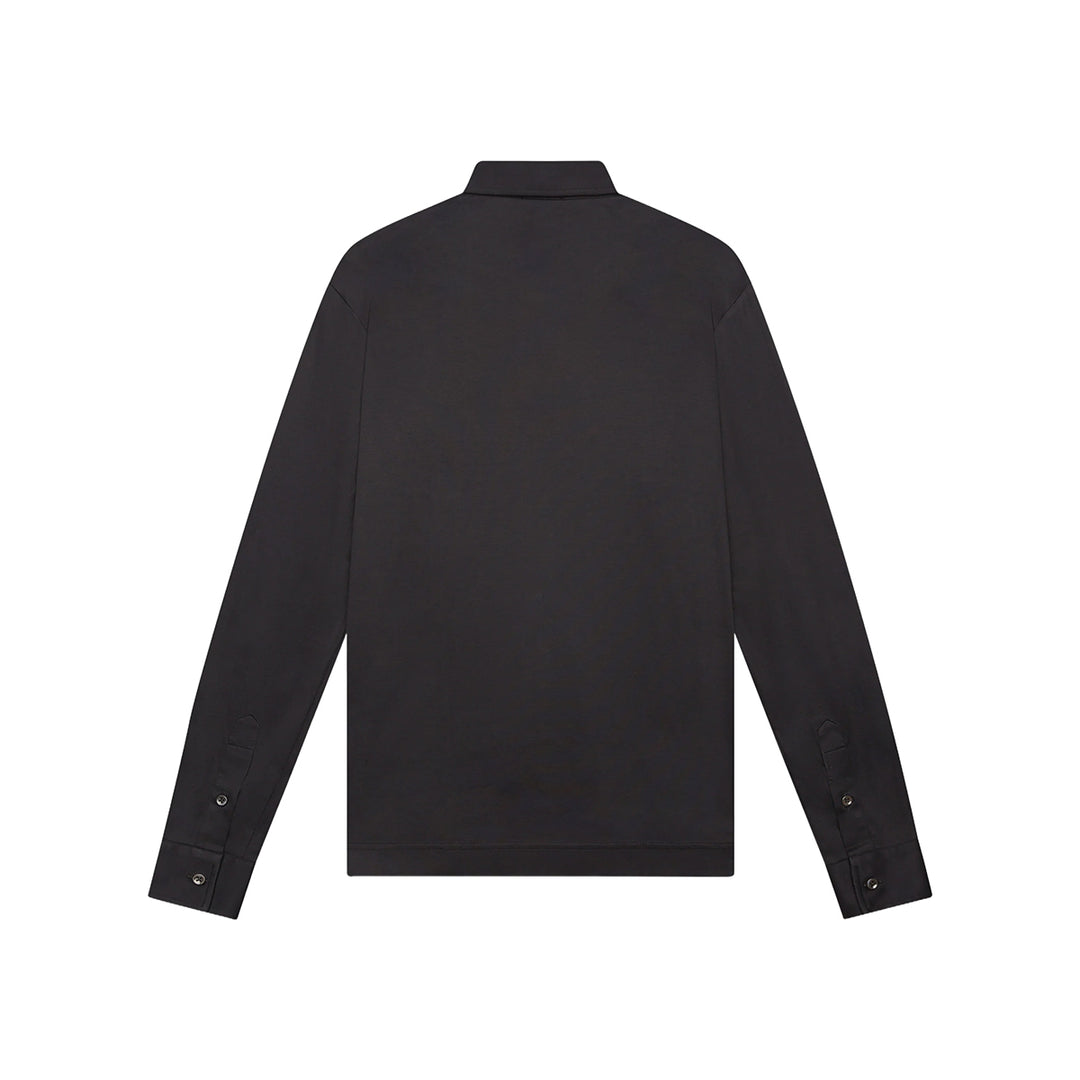 VALENZA - SUPIMA SHIRT LANGE MOUWEN BLACK