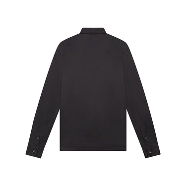 VALENZA- SUPIMA SHIRT LANGE MOUWEN BLACK