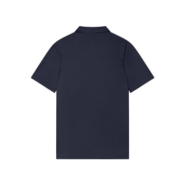 VALENZA - SUPIMA POLO ZIP COLLAR S/S - NAVY