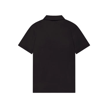 VALENZA - SUPIMA POLO ZIP COLLAR S/S - BLACK