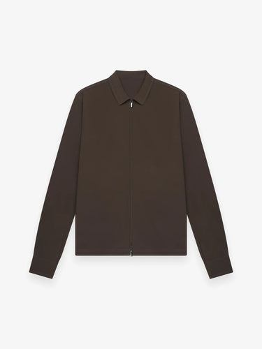 VALENZA - TECH STRETCH OVERSHIRT EBONY BROWN