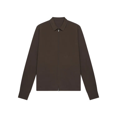 VALENZA - TECH STRETCH OVERSHIRT EBONY BROWN
