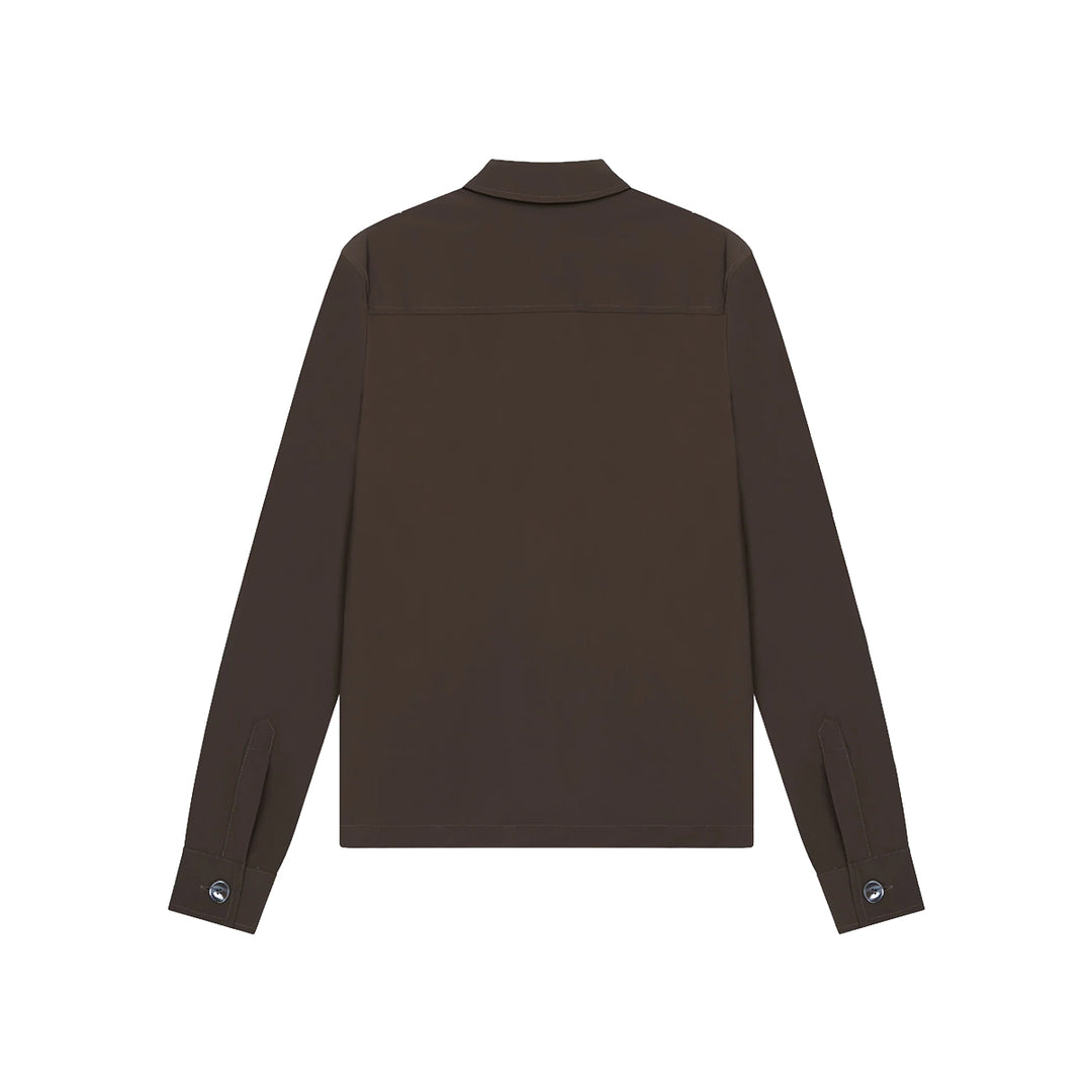 VALENZA - TECH STRETCH OVERSHIRT EBONY BROWN