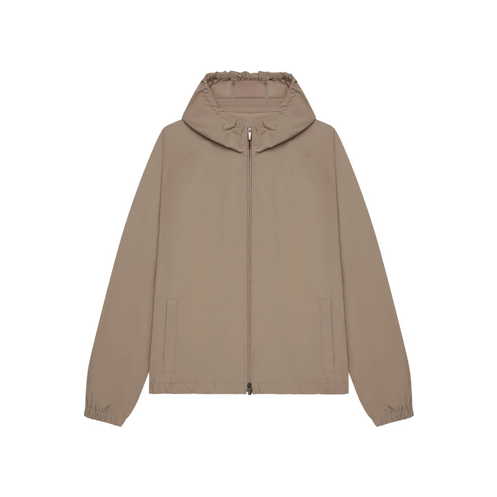 VALENZA - TECH STRETCH HOODED LIGHT BEIGE