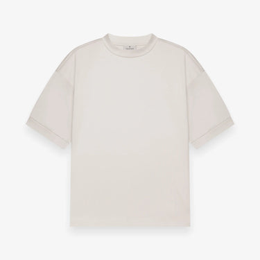 VALENZA - INTERLOCK SUPIMA OVERSIZED T-SHIRT PEARL GREY