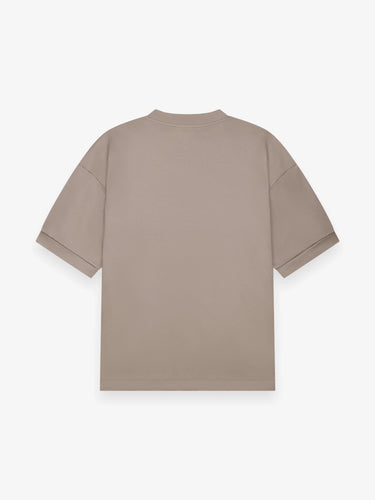 VALENZA - INTERLOCK SUPIMA OVERSIZED T-SHIRT LEAD GREY