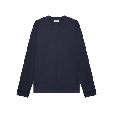 VALENZA- HEAVY SUPIMA SWEATER NAVY