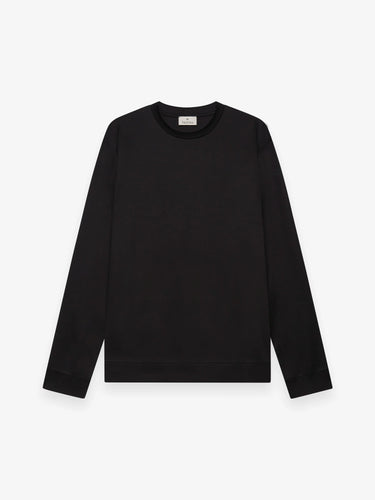 VALENZA- HEAVY SUPIMA SWEATER BLACK