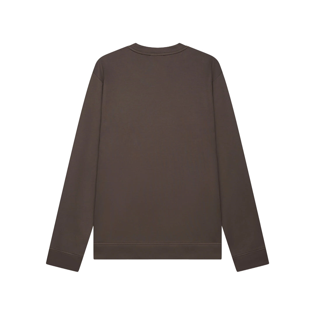 VALENZA- HEAVY SUPIMA SWEATER EBONY BROWN