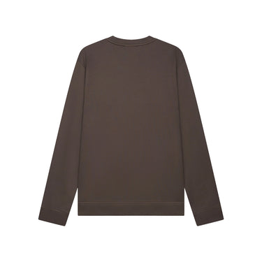 VALENZA- HEAVY SUPIMA SWEATER EBONY BROWN