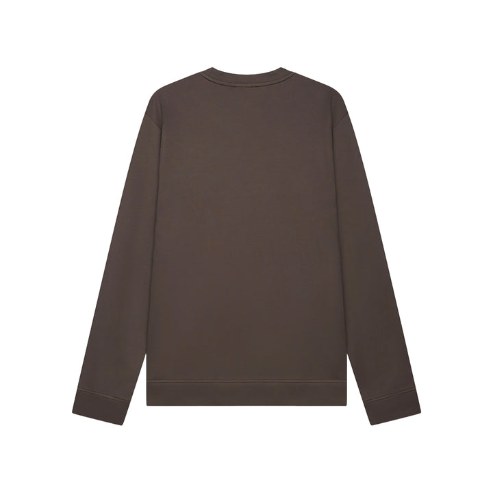 VALENZA- HEAVY SUPIMA SWEATER EBONY BROWN
