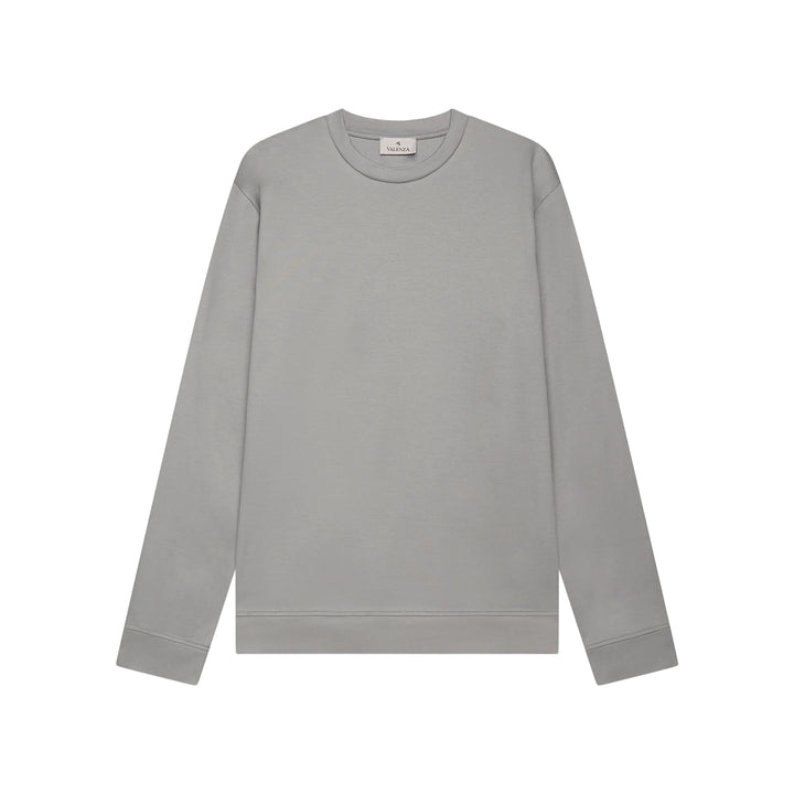 VALENZA - HEAVY SUPIMA SWEATER GREY