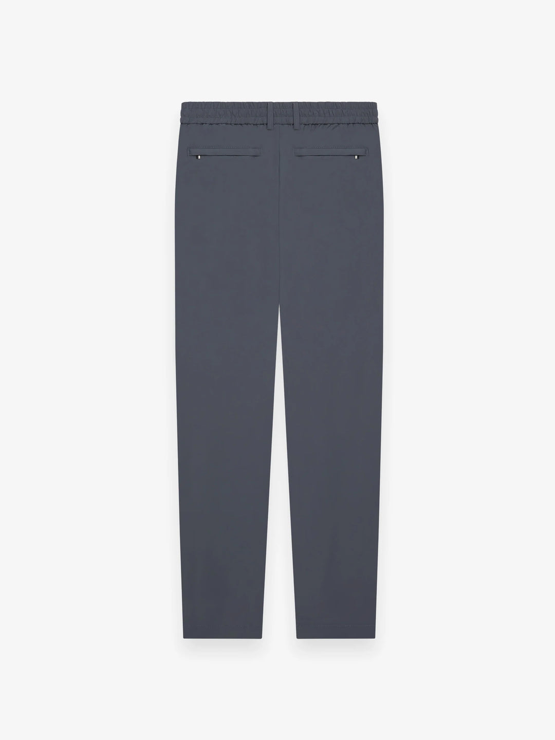 VALENZA - WARM TECH STRETCH TAPERED TROUSERS - DARK GREY