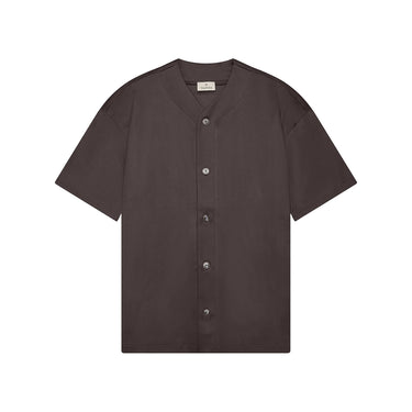 VALENZA - SUPIMA BASEBALL SHIRT S/S - ASPHALT