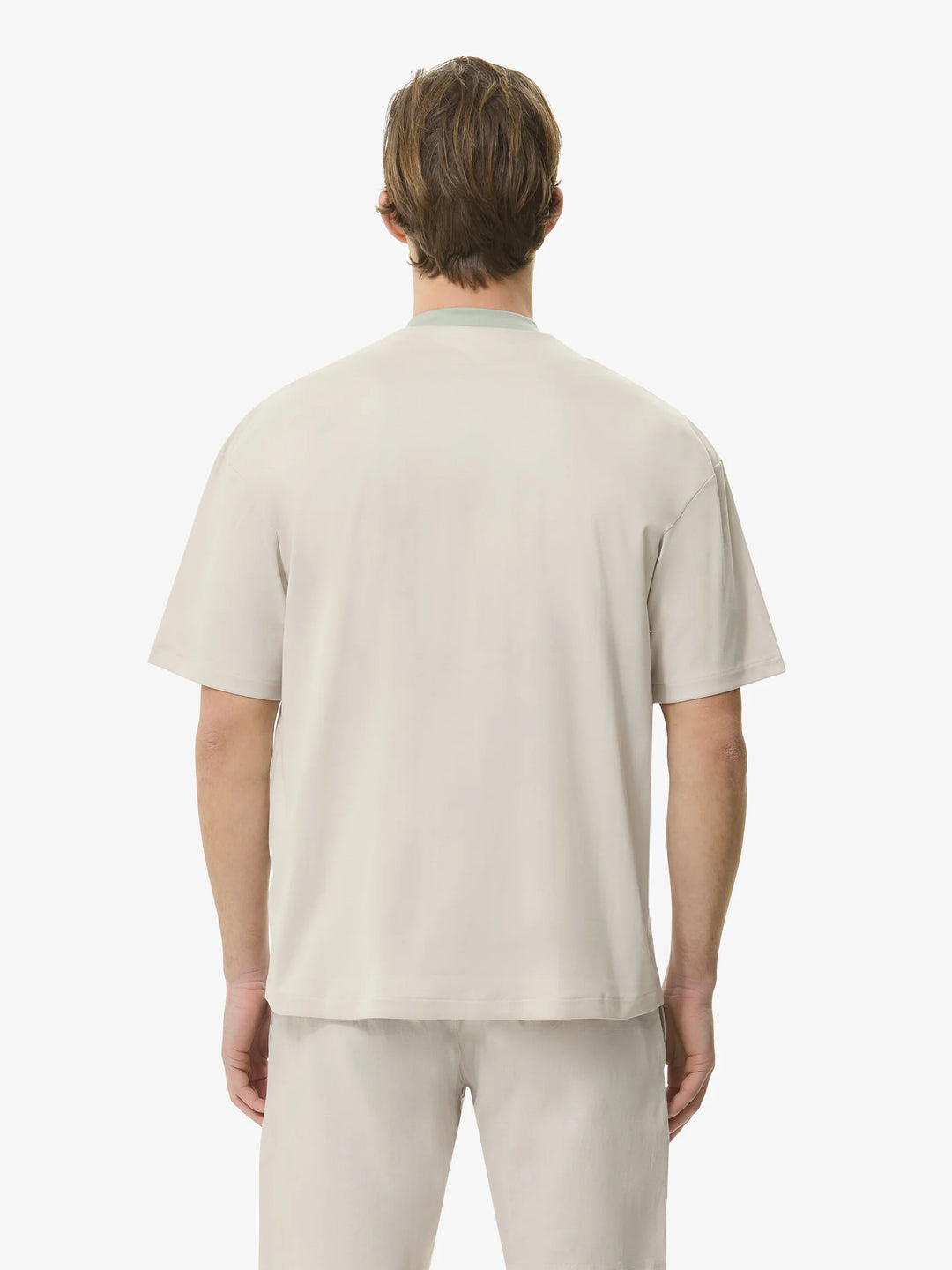 VALENZA - SUPIMA BASEBALL SHIRT S/S - PEARL GREY