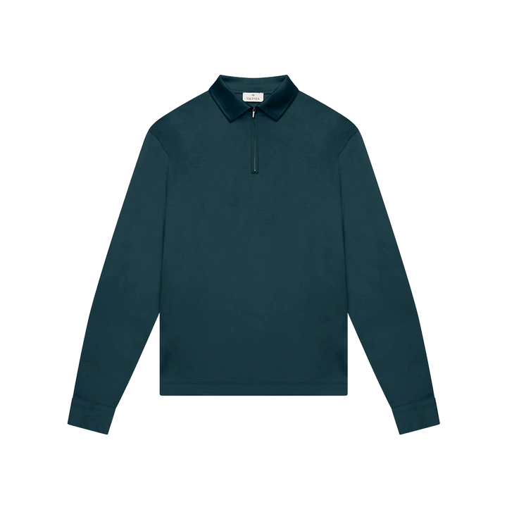 VALENZA - SUPIMA POLO MET RITSSLUITING - FIREFLY