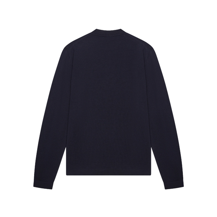 VALENZA - CASHWOOL EXTRAFINE MERINO CREW NECK - DARK NAVY