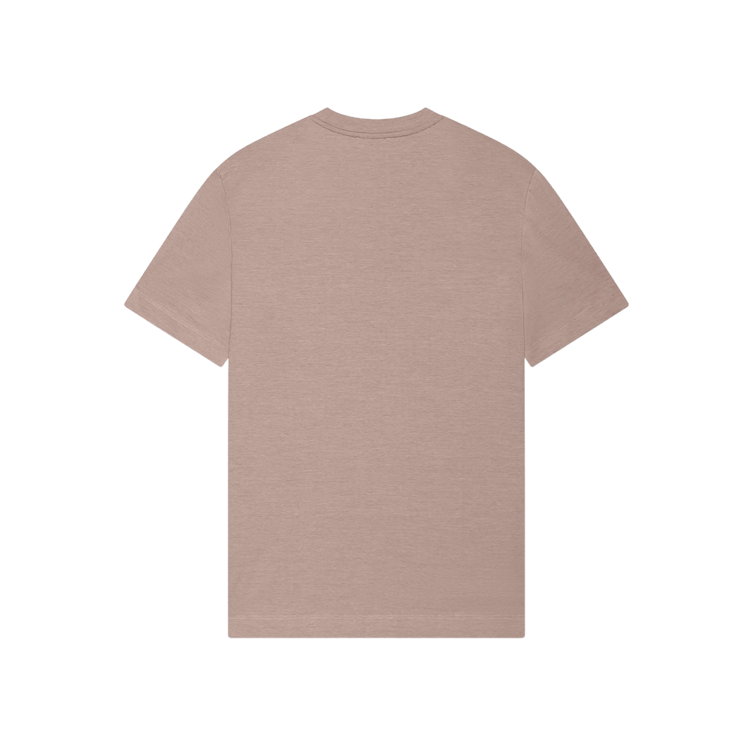 VALENZA - SINGLE JERSEY SUPIMA T-SHIRT - LIGHT TAUPE MELANGE