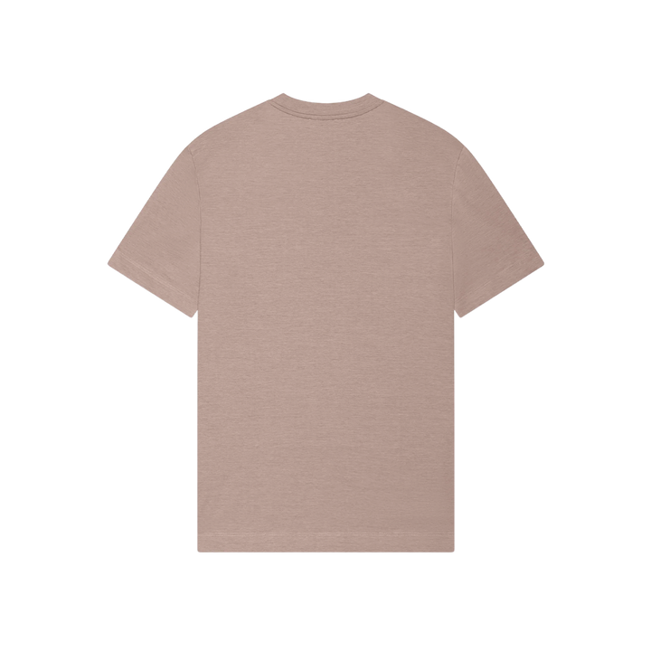 VALENZA - SINGLE JERSEY SUPIMA T-SHIRT - LIGHT TAUPE MELANGE