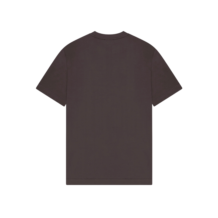 VALENZA - SINGLE JERSEY SUPIMA T-SHIRT - DARK BROWN