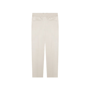 VALENZA - SUPIMA TAPERED TROUSER - PEARL GREY