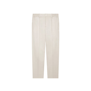 VALENZA - SUPIMA TAPERED TROUSER - PEARL GREY